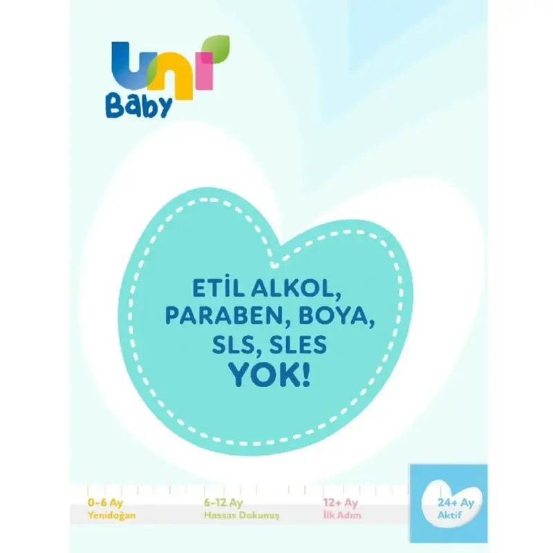 Uni Baby Aktif Ekstra Hijyen Cep Mendil 3x15