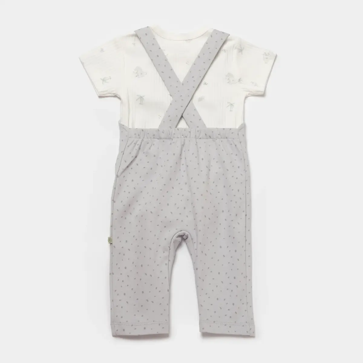 Bibaby Organik Salopet Koala Jungle Gri