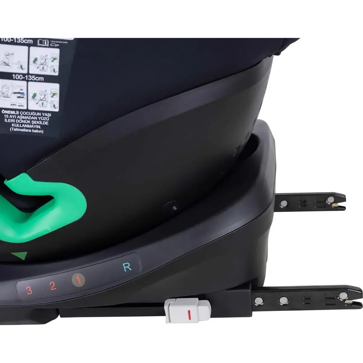 Prego Q9004 Tronfix I-Size Oto Koltuğu 0-36 Kg Siyah