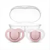 Mamajoo Silikon Emzik 2li & Sterilizasyon Saklama Kutusu 12+ Ay Powder Pink