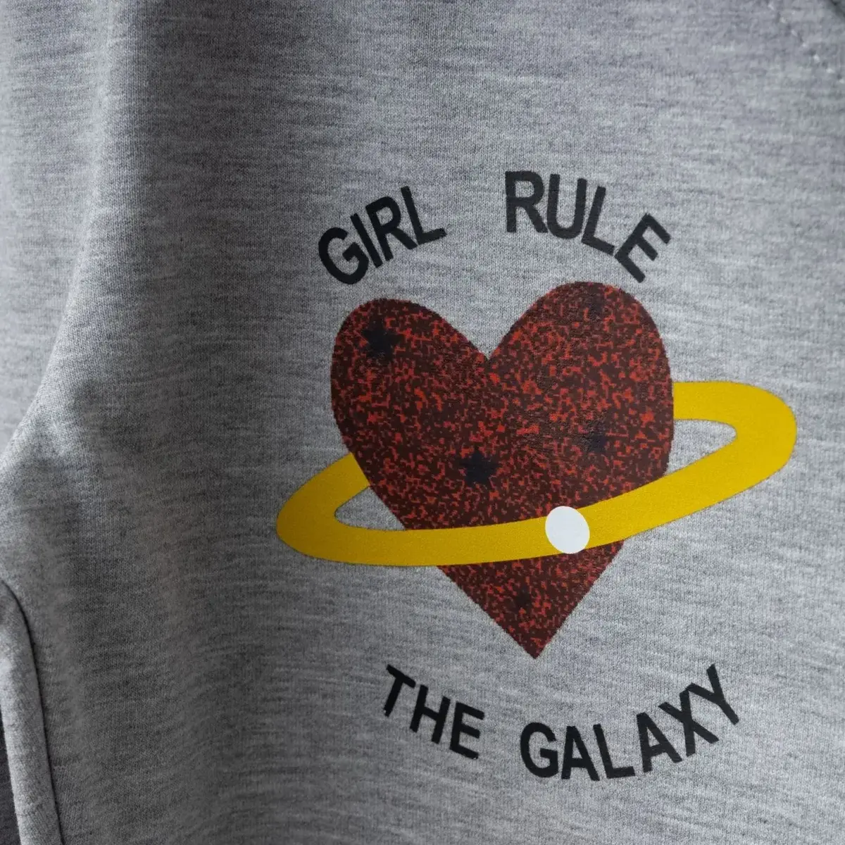 Winimo Çocuk Eşofman Altı Girl Rule Baskılı Gri