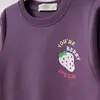 Bebolly 2li Takım You're Berry Baskılı Mor