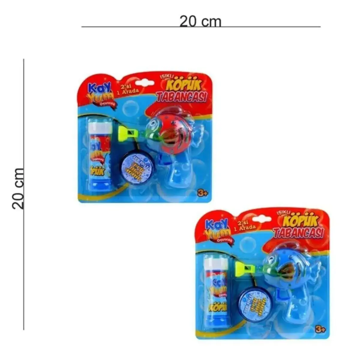 Işıklı Köpük Tabancası 2'si 1 Arada