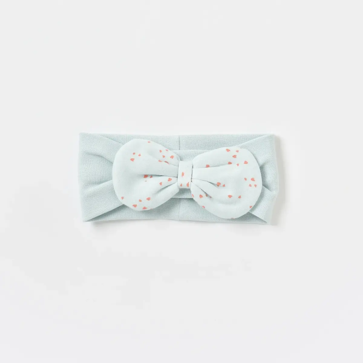 Bibaby Organik Zıbın Takımı 3lü Pretty Ears Bunny Mint - Ekru
