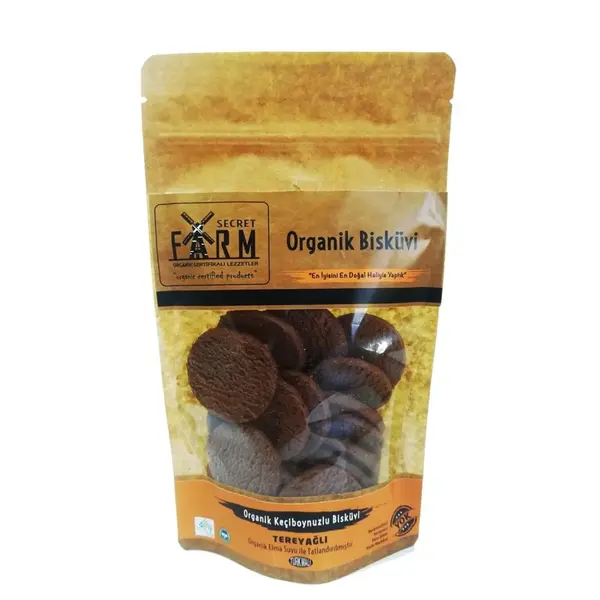 Secret Farm Organik Tereyağlı Keçiboynuzlu Bisküvi 100 gr