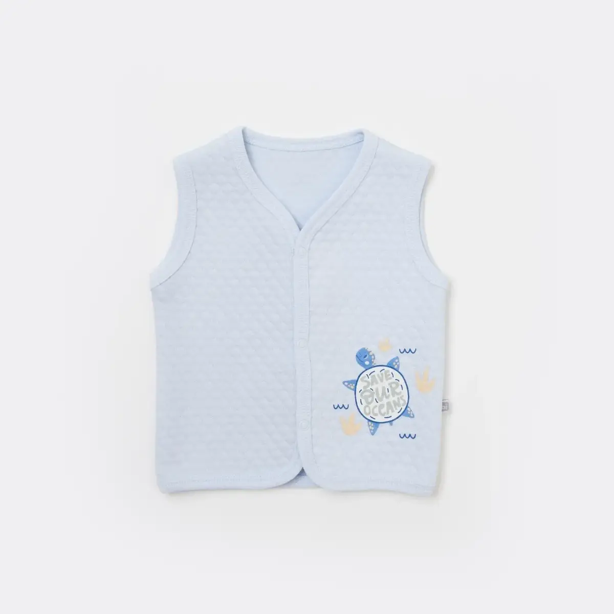 Bibaby Yelek Kapitone Oceans Mavi