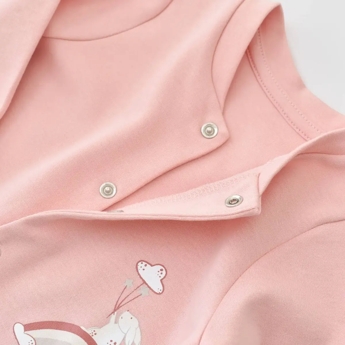 Bibaby Organik Tulum Live Color Rabbit Somon