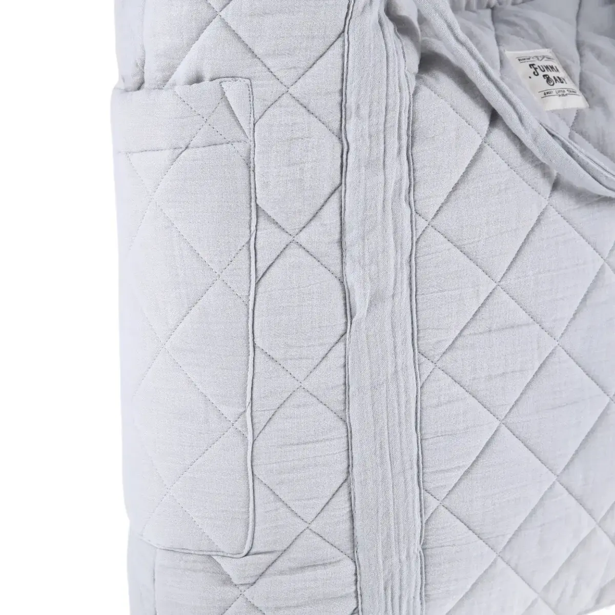 Funna Baby Dove Muslin Omuz Çantası Gri