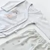 Bibaby Organik Zıbın Takımı Hug Me Bear Kar Melanj