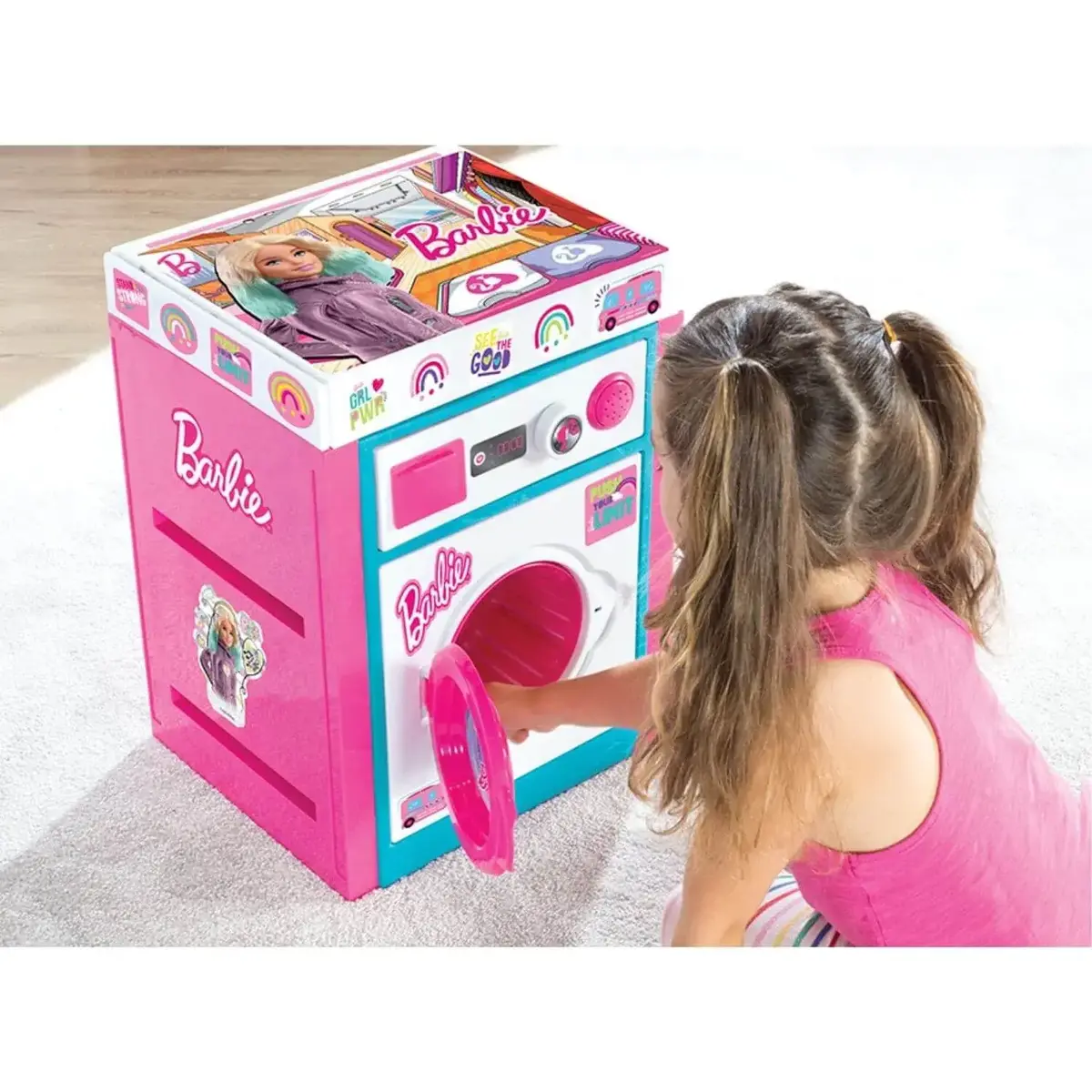 Dolu Barbie Çamaşır Makinası