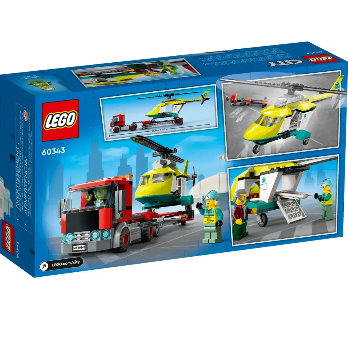 LEGO City Kurtarma Helikopteri Nakliyesi 60343