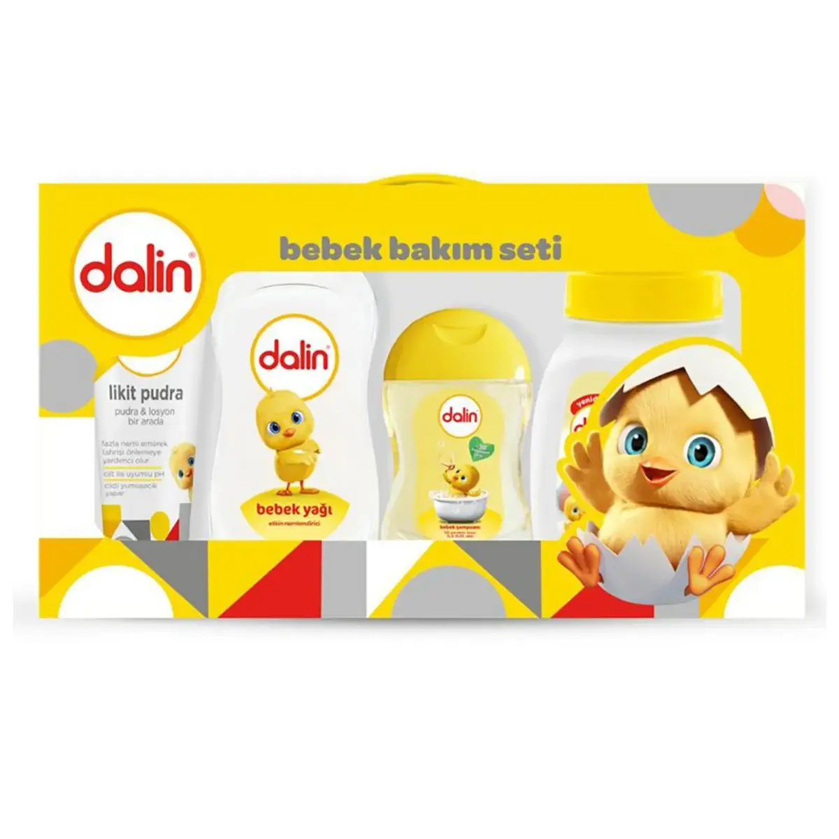 Dalin Bebek Bakım Seti Likit Pudralı