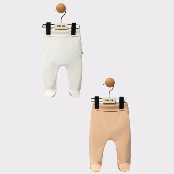 Moi Noi Pantolon Patikli 2li Gold