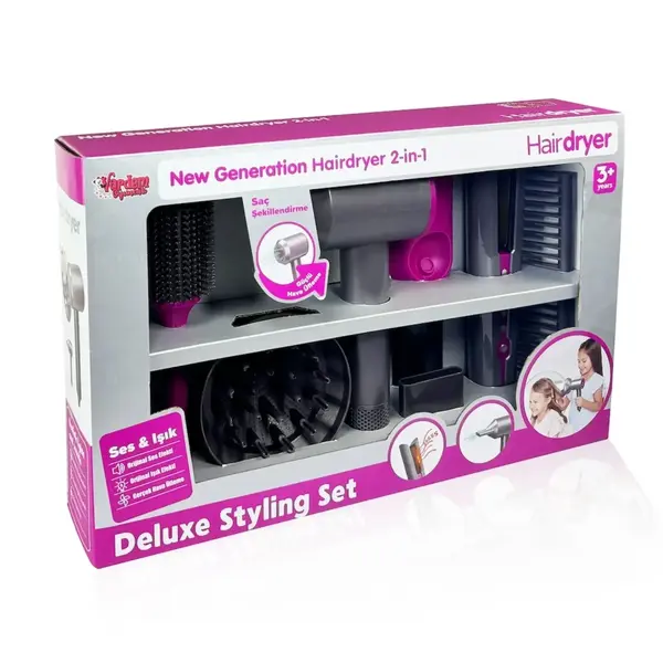 Vardem Sesli ve Işıklı Lüks Saç Bakım Seti 2 in 1 