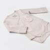 Bibaby Organik Body Kruvaze Eldivenli Soft Modal Gri