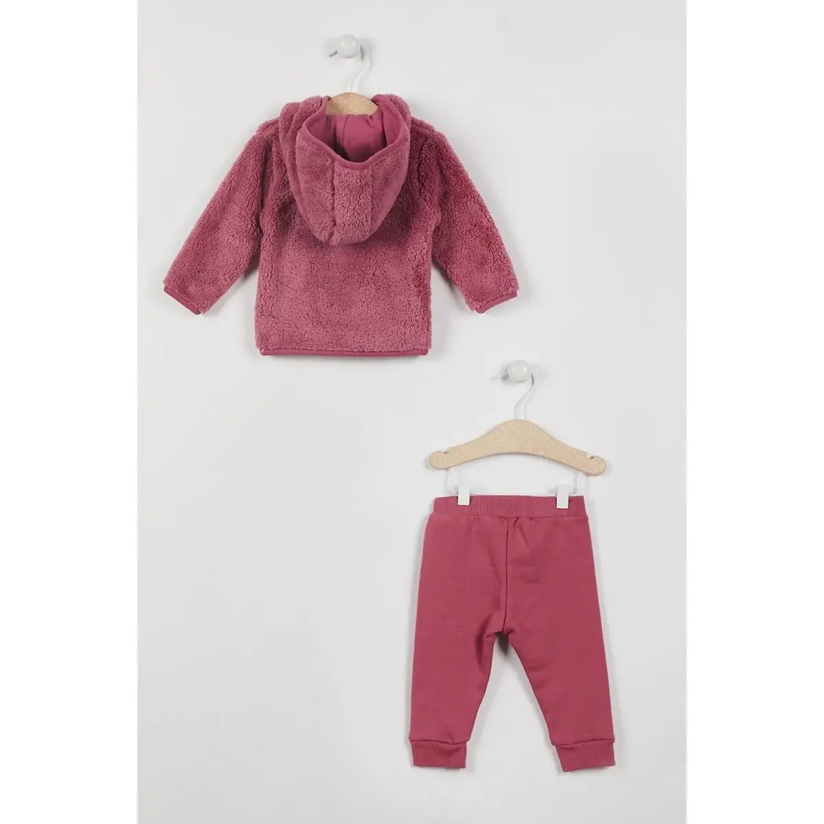 U.S Polo 2li Takım Uzun Kol Gül Kurusu