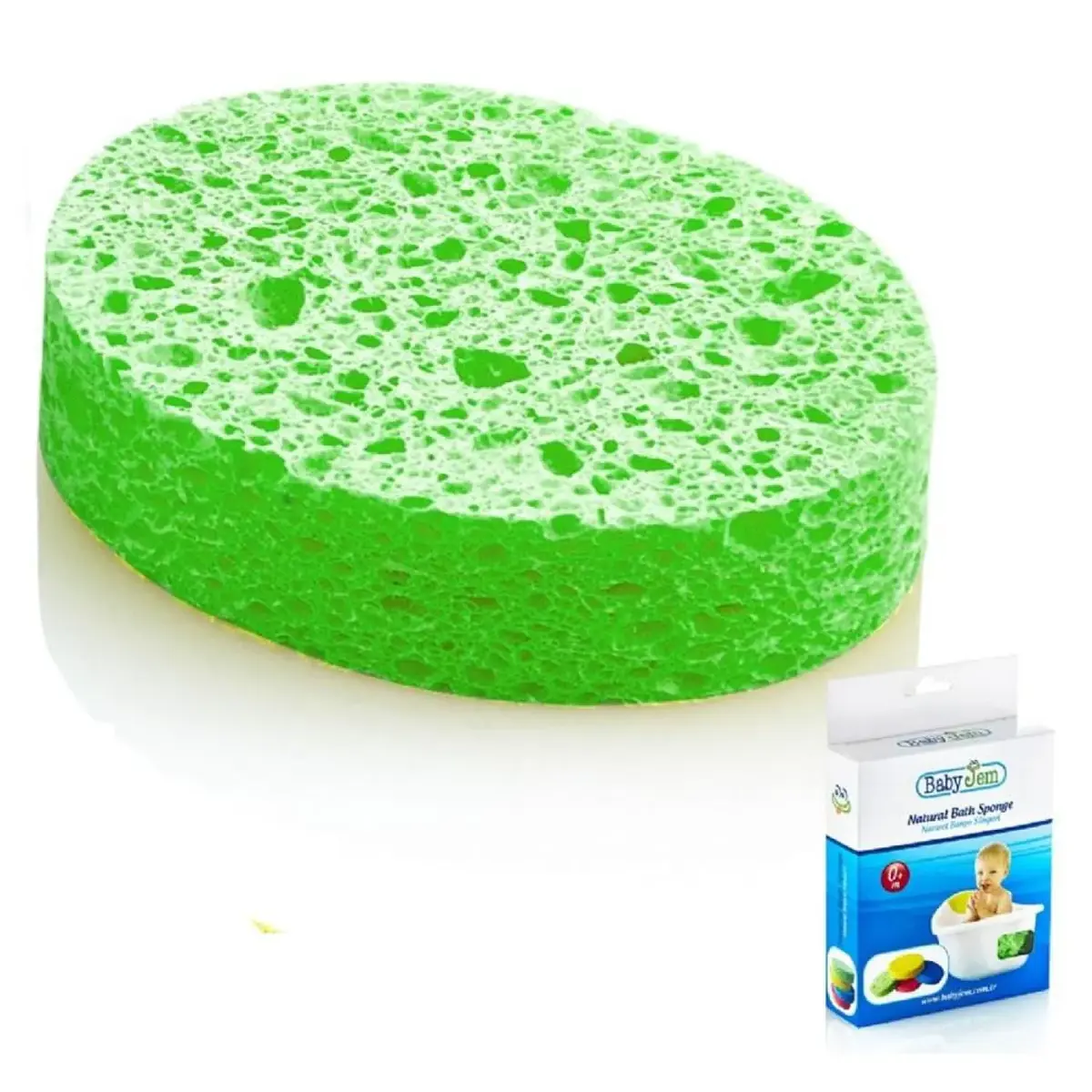 Babyjem Selülozik Bebek Banyo Süngeri Yeşil Babyjem Selülozik Bebek Banyo Süngeri Yeşil
