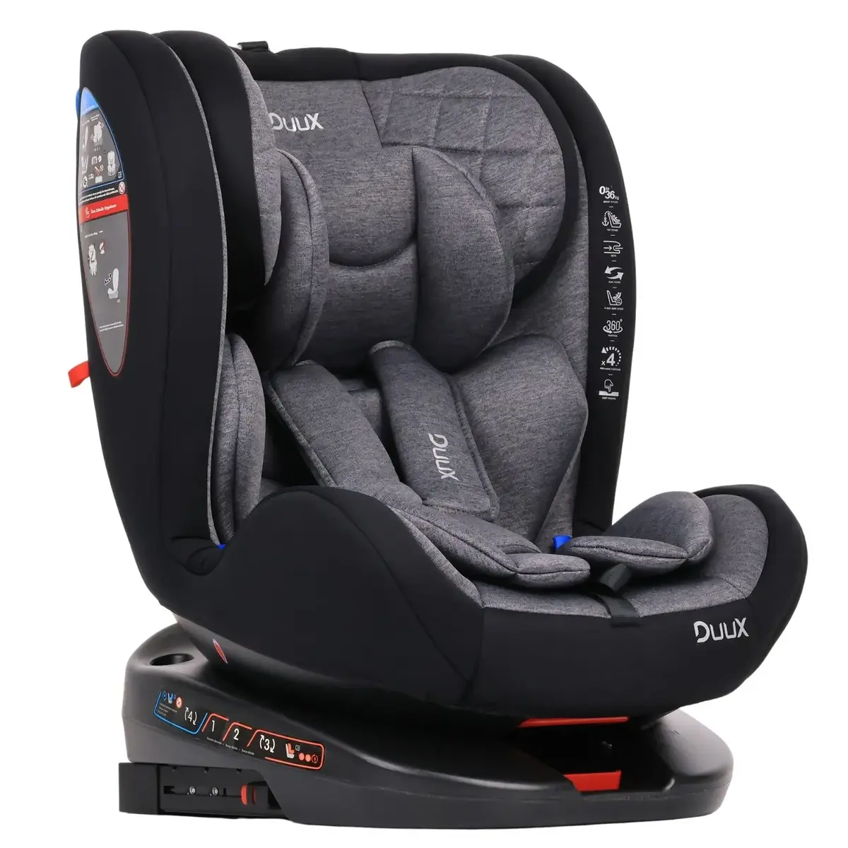 Duux Guard Fix 360 Oto Koltuğu 0-36 Kg Light Grey