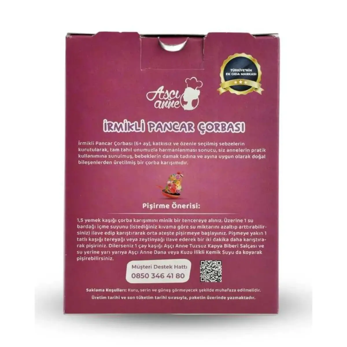 Aşçı Anne İrmikli Pancar Çorba 150 gr