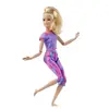 Barbie Sonsuz Hareket Bebeği Sarışın Desenli Taytlı