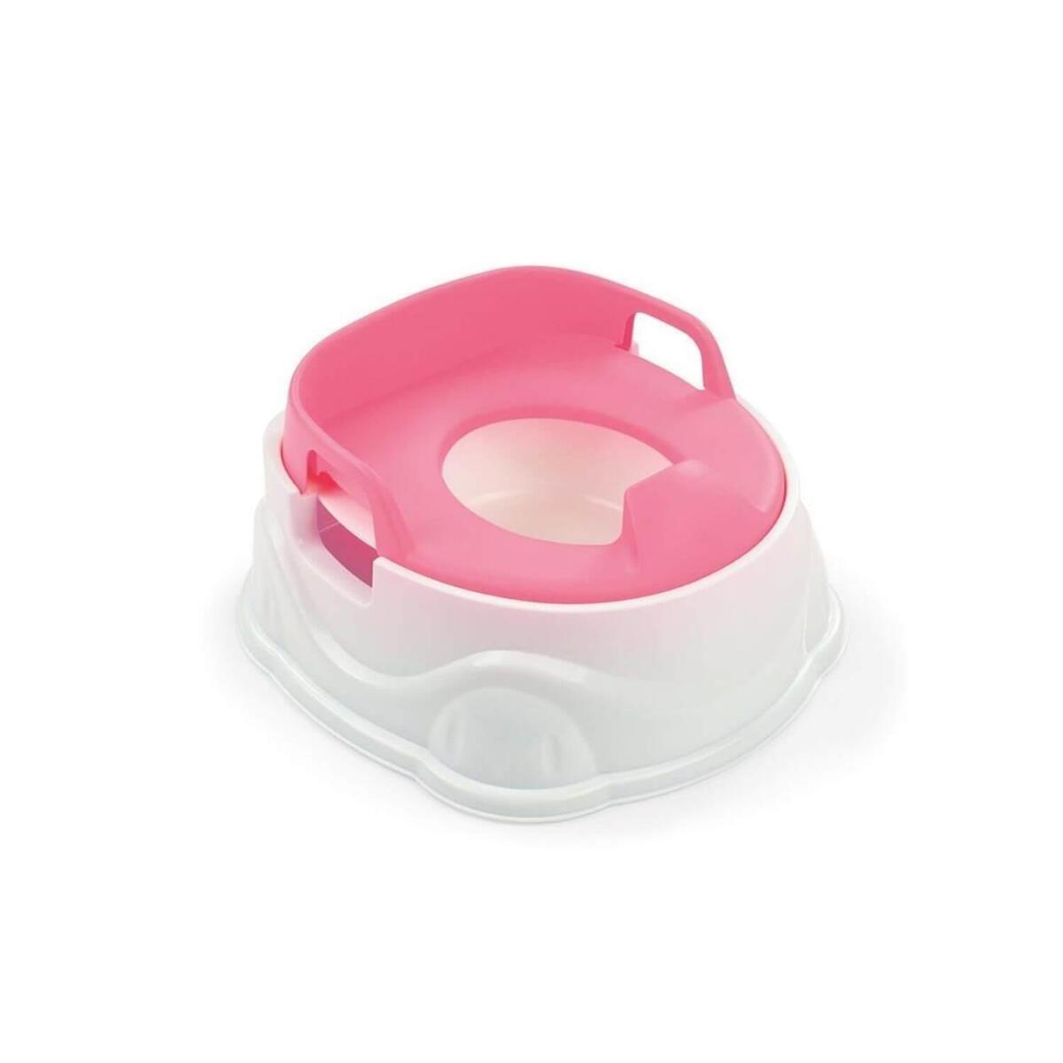 Dolu 3in1 Lazımlık Adaptör Basamak Pembe