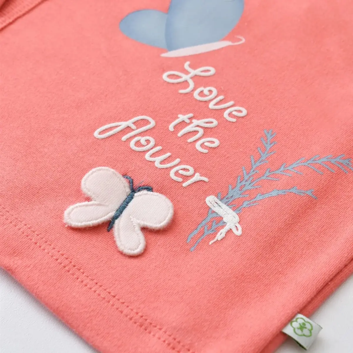 Bibaby Organik Hastane Çıkışı 5li Wild Flowers Coral