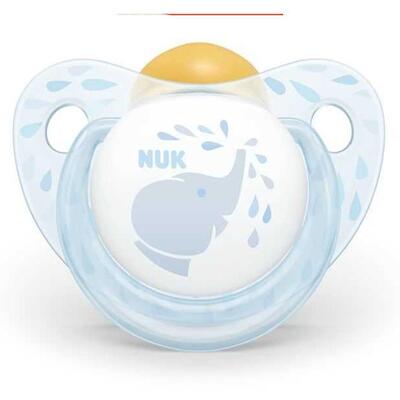 Nuk Baby Blue Kauçuk Kutulu Emzik 0+ Ay