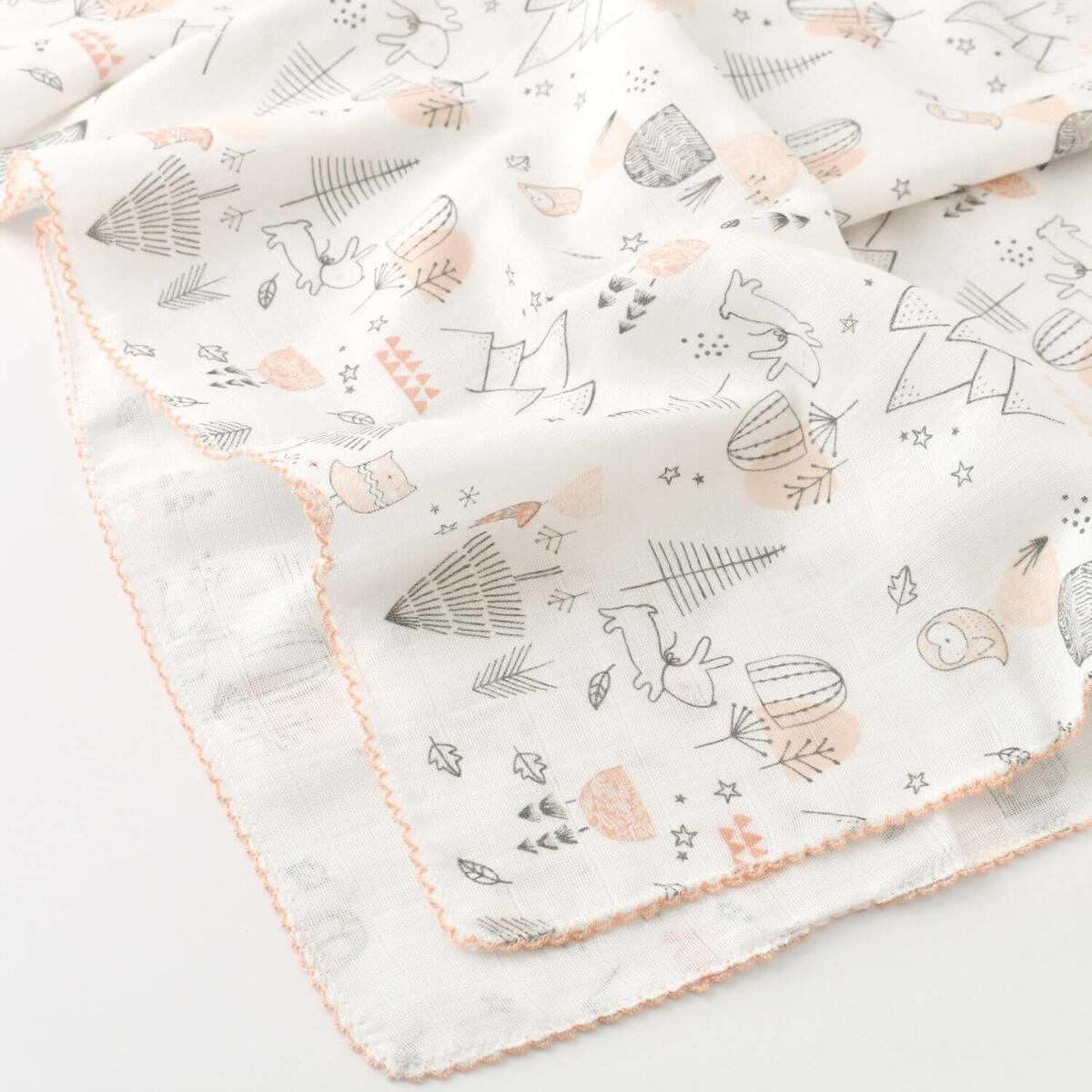 Bibaby Müslin Battaniye Mountain Ekru