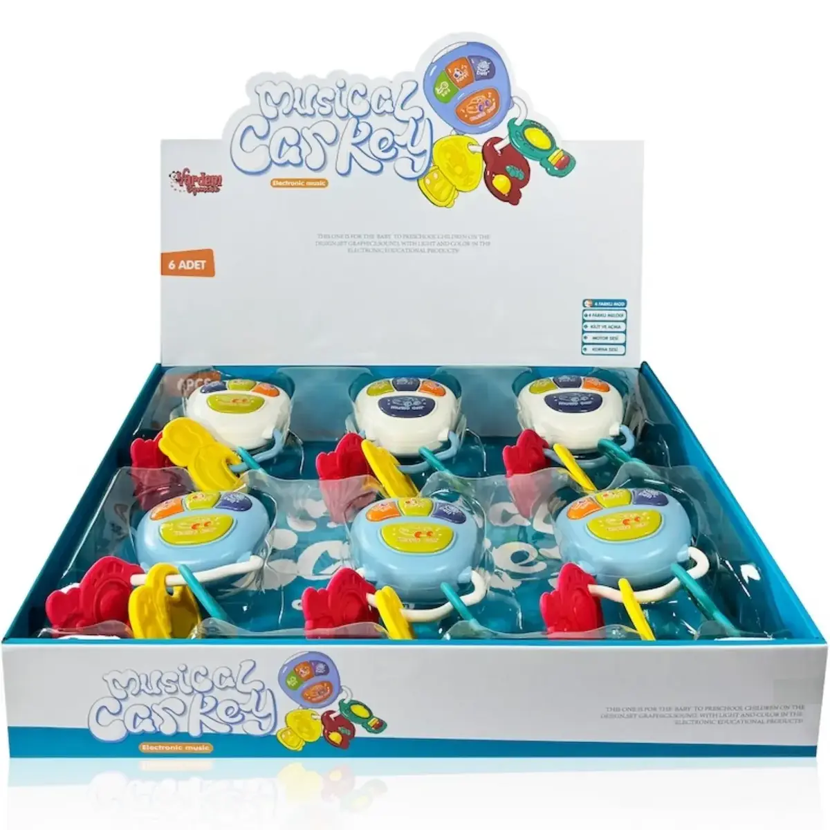 Vardem Işıklı ve Müzikli Anahtarlık Bebek Piyanosu