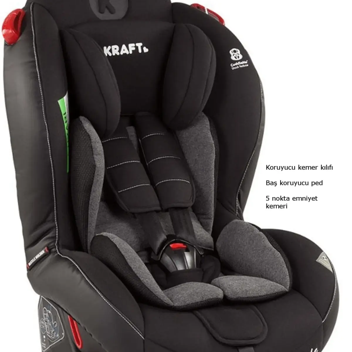 Kraft Rode Oto Koltuğu 9-25 Kg Black