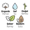Sleepy Bio Natural Bebek Havlusu 5x40