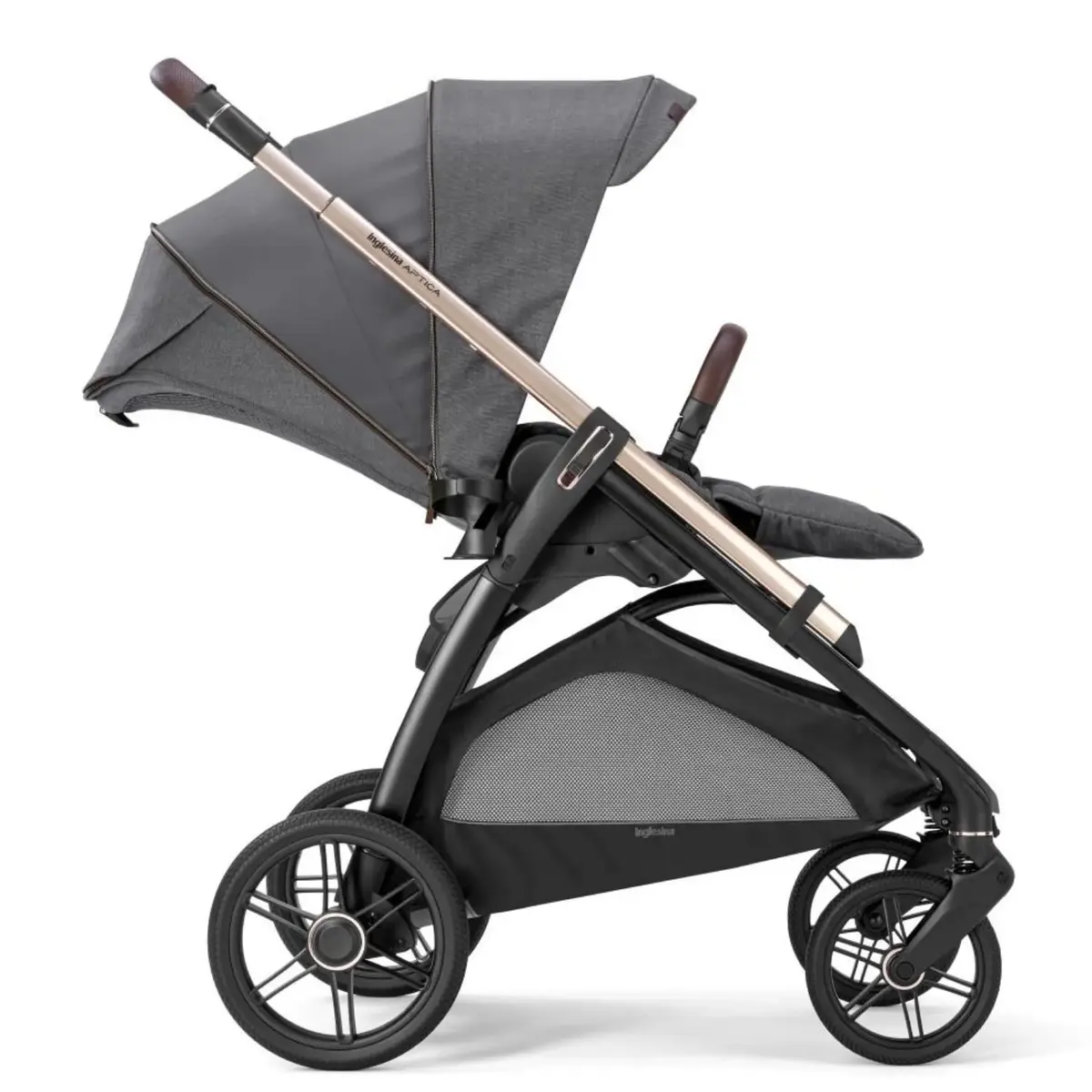 Inglesina Aptica Glam Çift Yönlü Bebek Arabası Velvet Grey