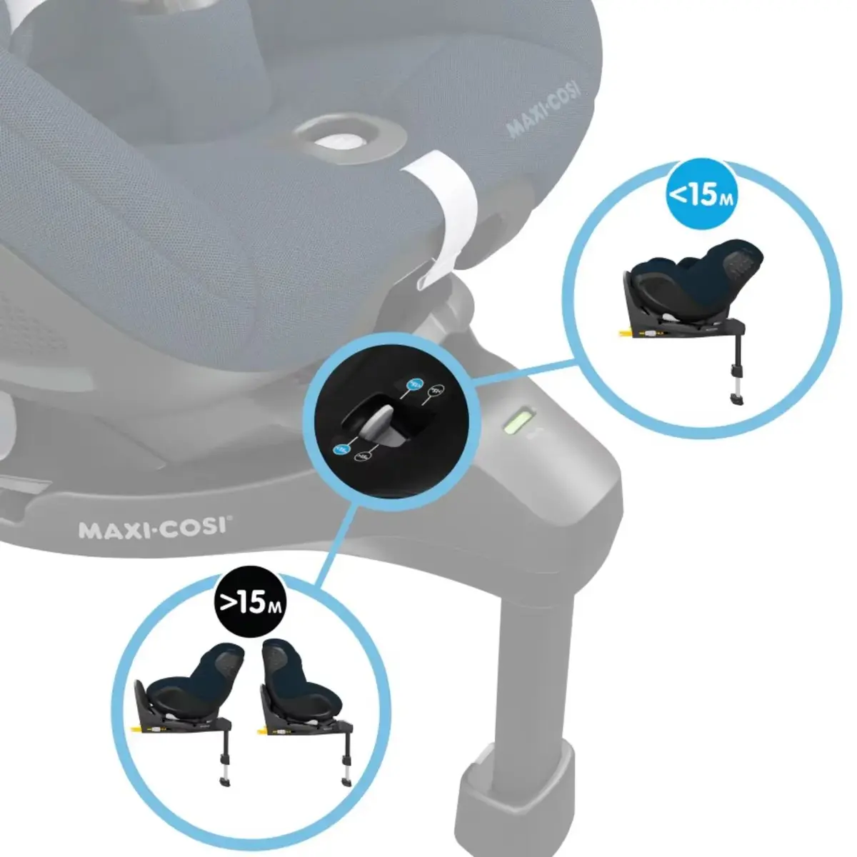 Maxi Cosi Mica 360 Pro SlideTech Oto Koltuğu 0-18 Kg Authentic Blue