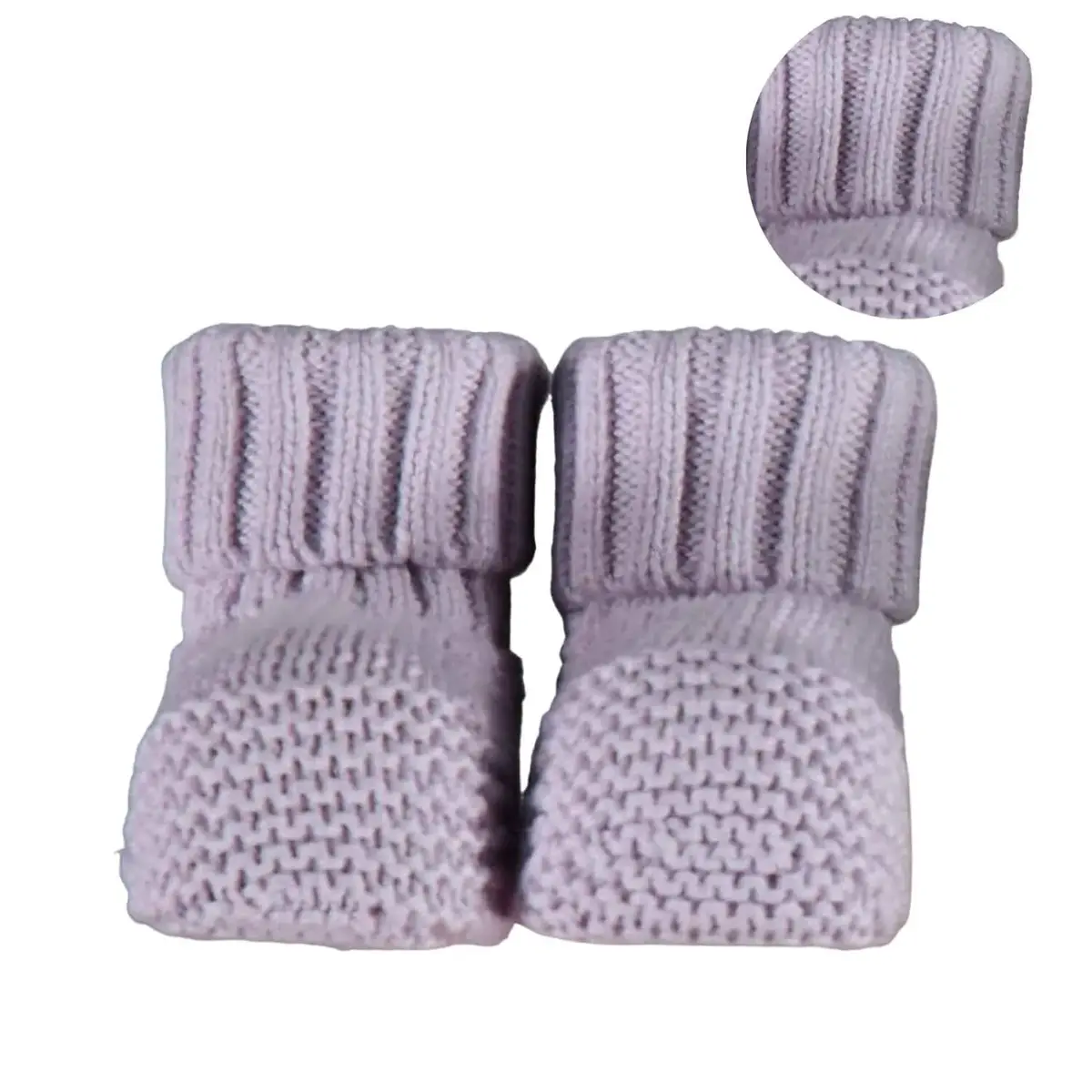 Bibaby Organik Patik Triko Colors Lila