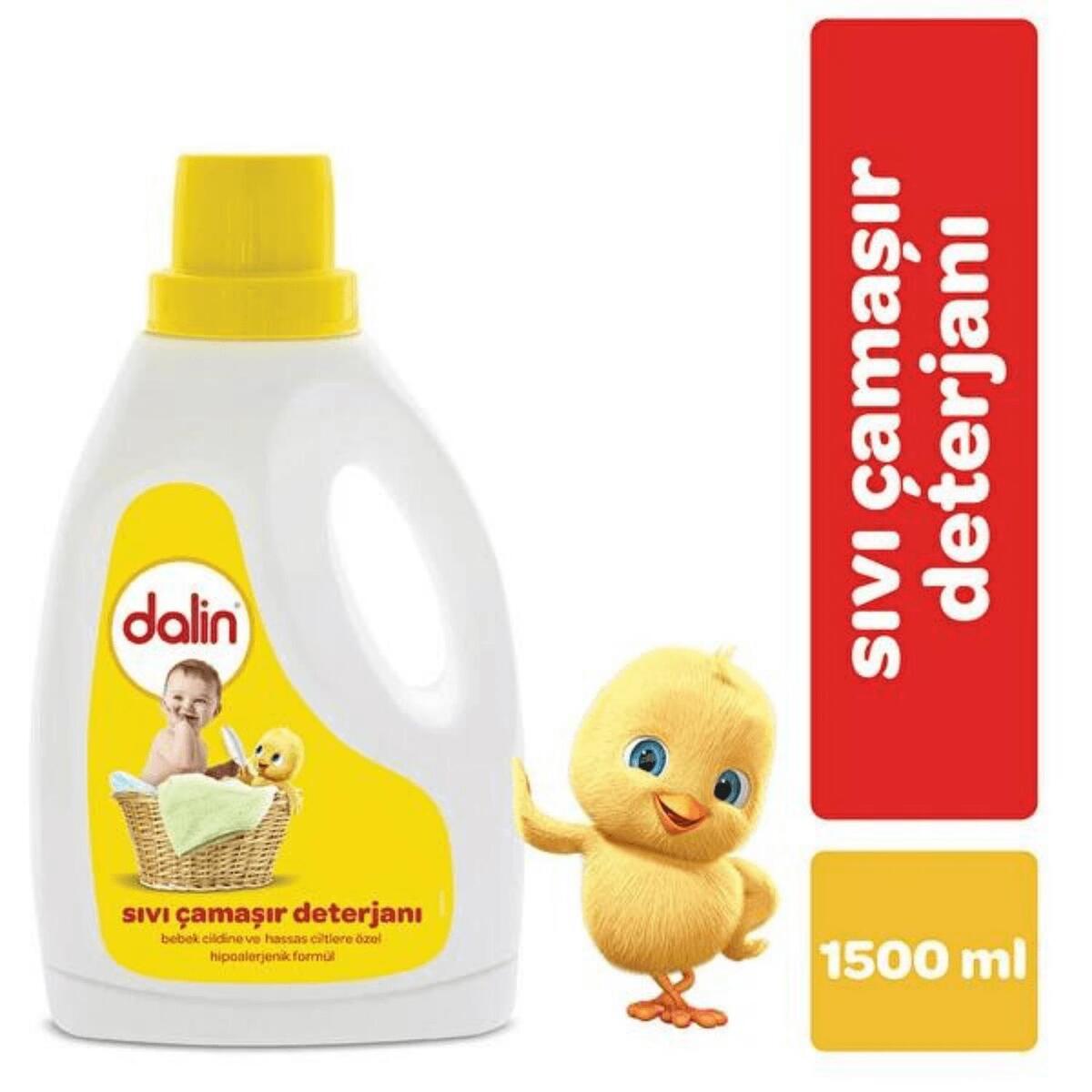 Dalin Sıvı Bebek Çamaşır Deterjanı 1500 ml x 2 Adet