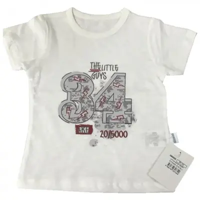 Bibaby T-Shirt Bimboo Little Guys Ekru