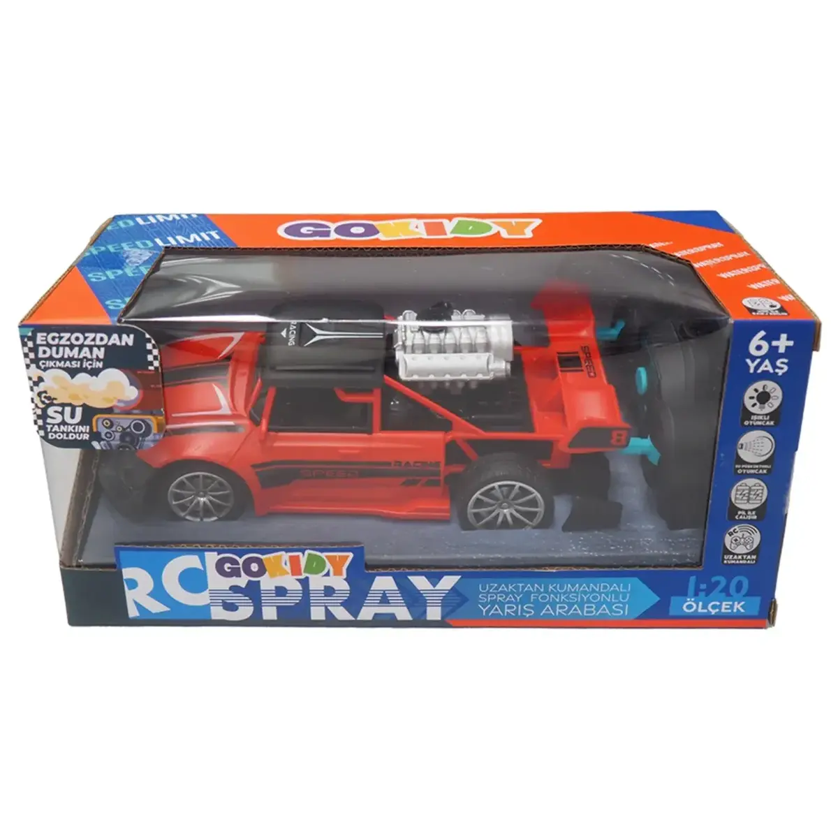 Rc Araba Spray Fonksiyonlu 1/24