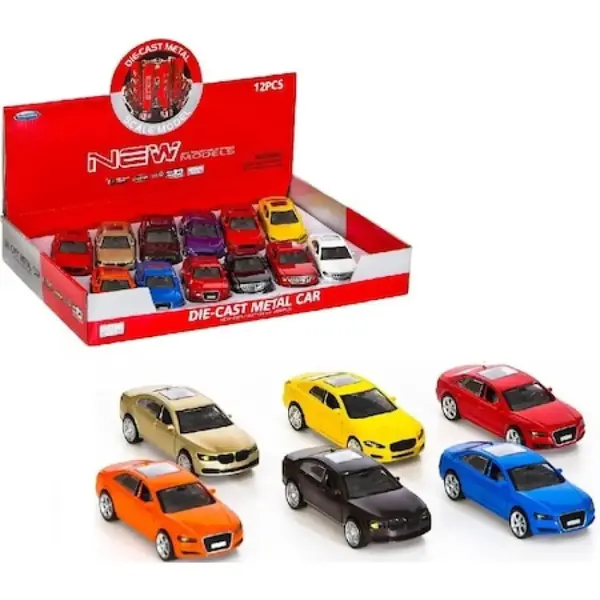 Metal Çekbırak Işıklı Araba 5028