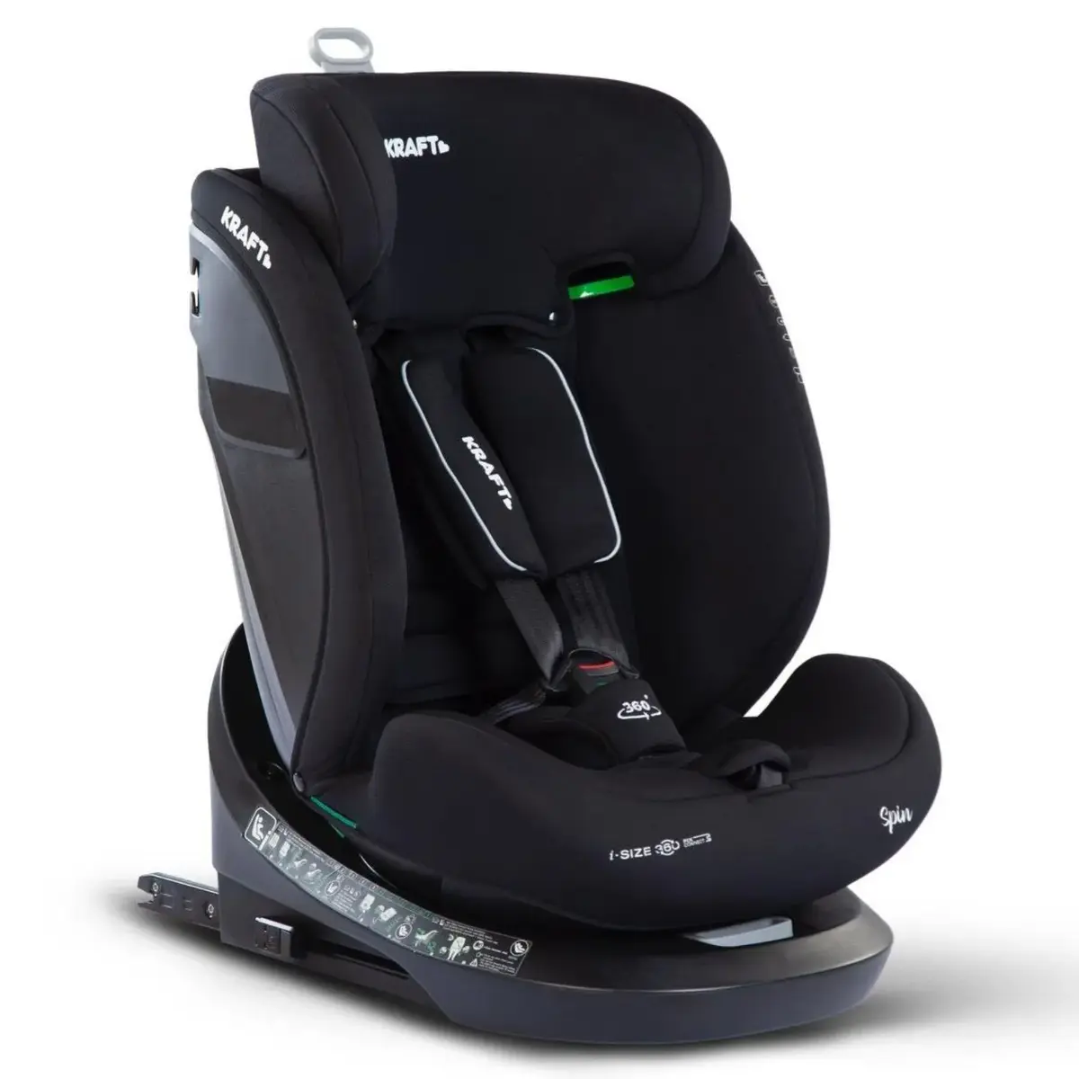 Kraft Spin I-Size Oto Koltuğu 0-36 Kg Black