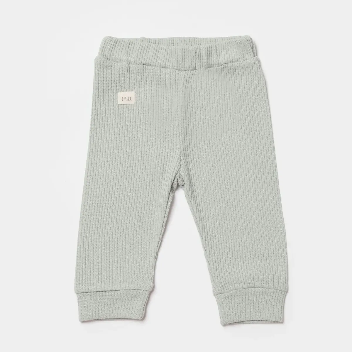 Bibaby Organik Pantolon Waffle Smile Mint
