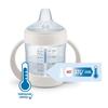 Nuk Nature Sense Learner Isı Göstergeli Alıştırma Bardağı 150 ml 6+ Ay Beyaz