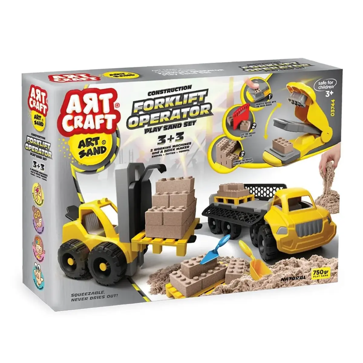 Dede Artsand Forklift Operatör Kum Set 750 Gr