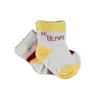 Bibaby Organik Çorap Soket 2li Hi Rainbow Hi Bear Somon