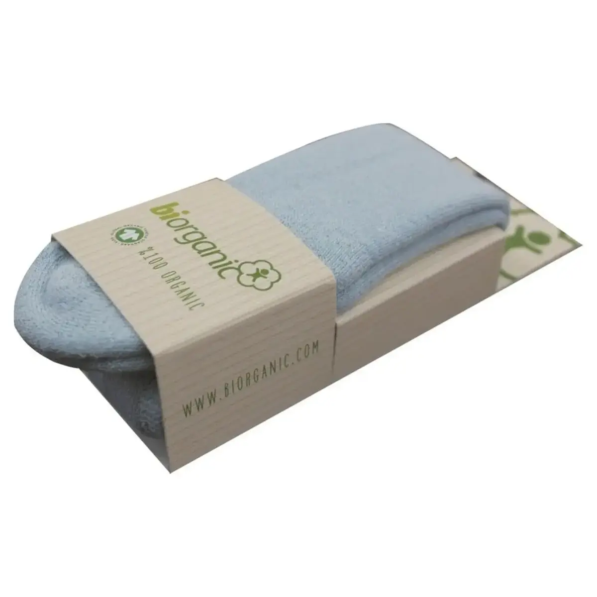 Bibaby Organik Çorap Külotlu Havlu Basic Mavi