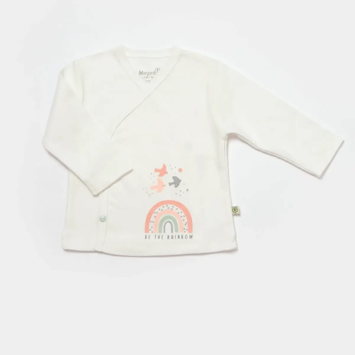 Bibaby Organik Hastane Çıkışı 5li Tiny Birds Ekru - Yeşil