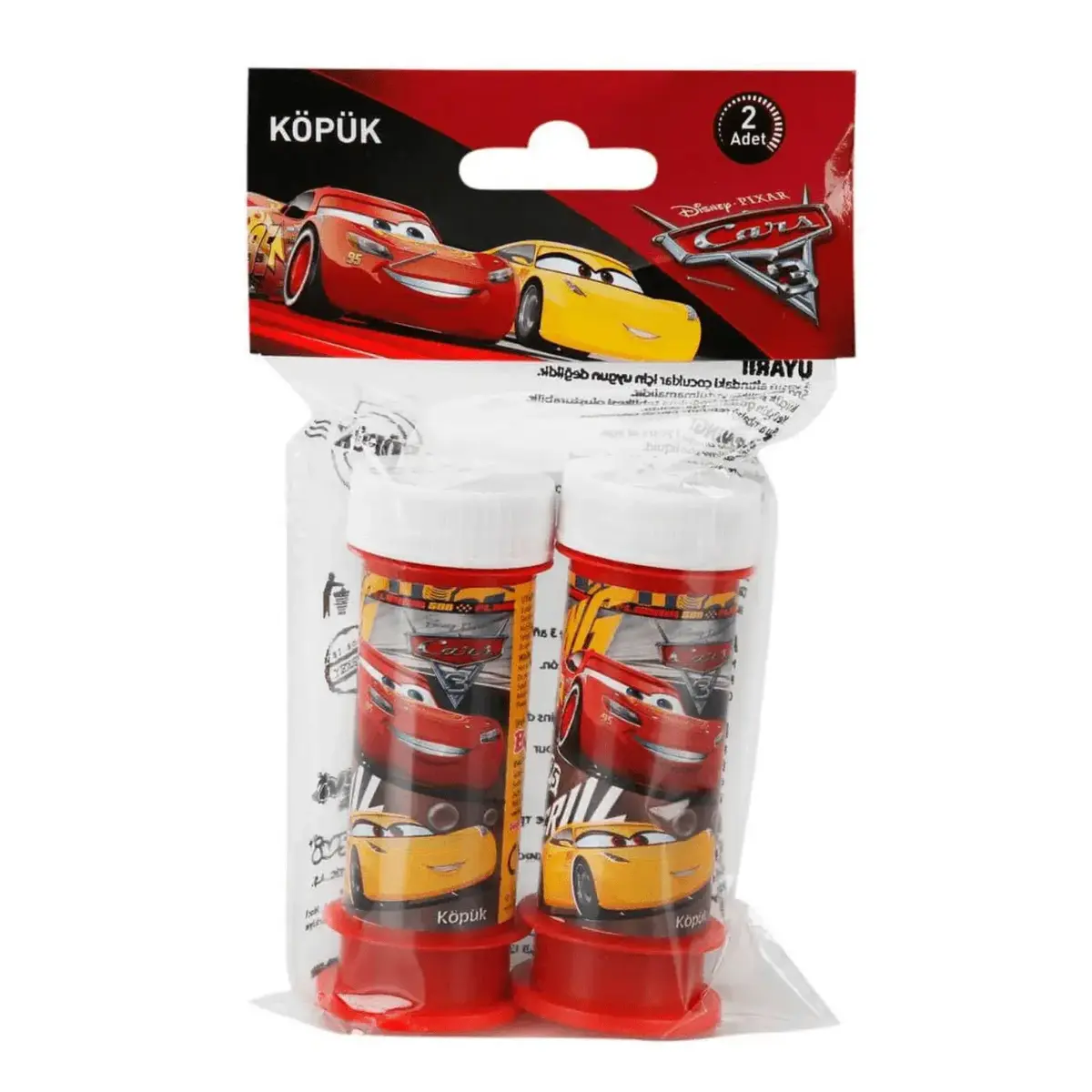 Balon Cars 2 Köpük 2li
