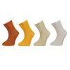 Bibaby Organik Çorap Soket 4lü New Basic Hardal