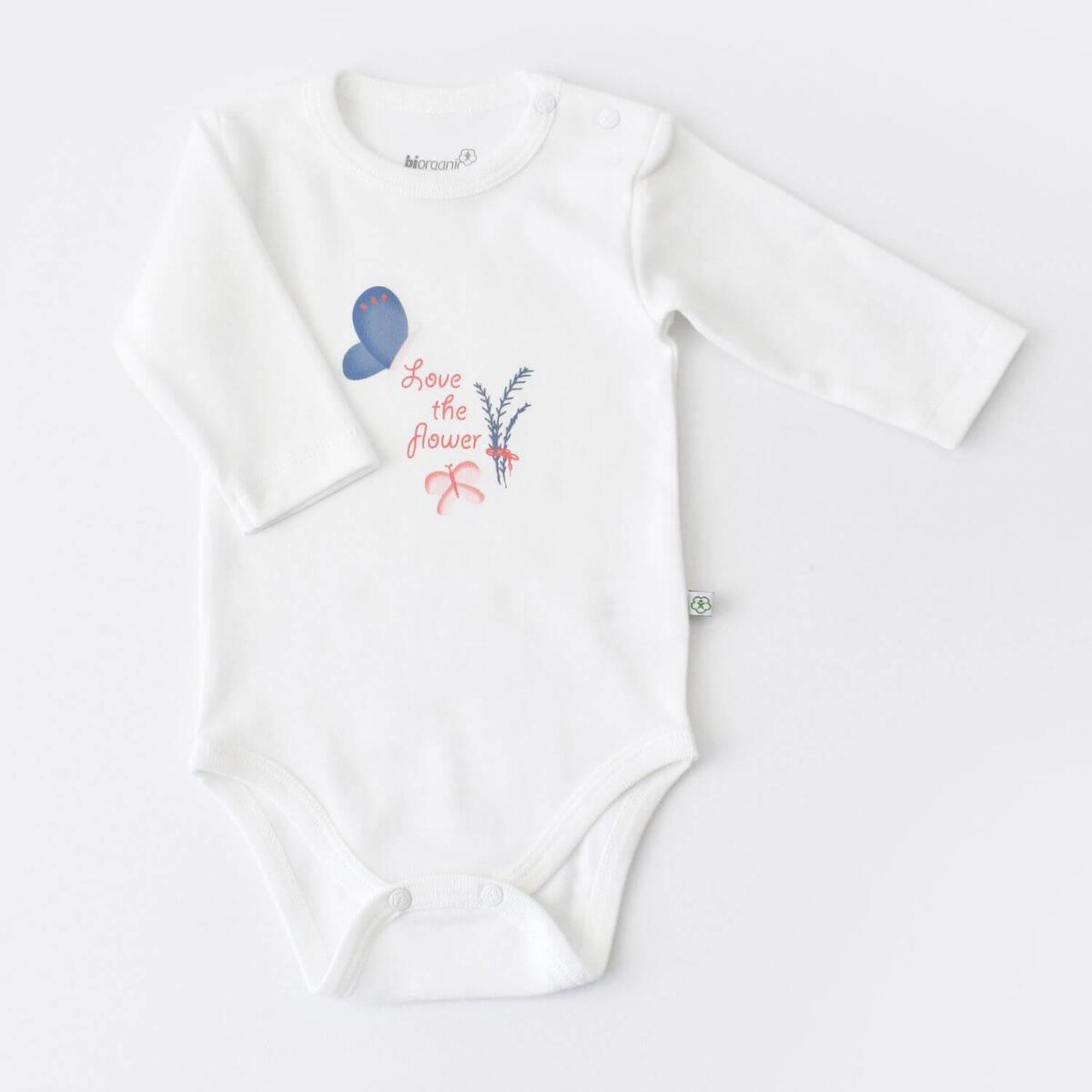 Bibaby Organik Body Wild Flowers Ekru
