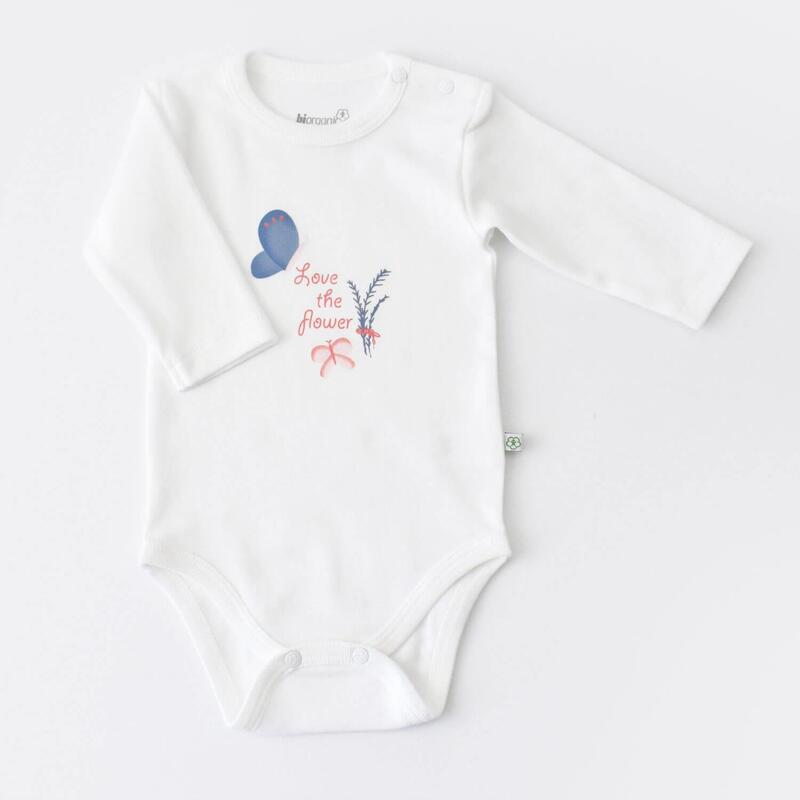 Bibaby Organik Body Wild Flowers Ekru