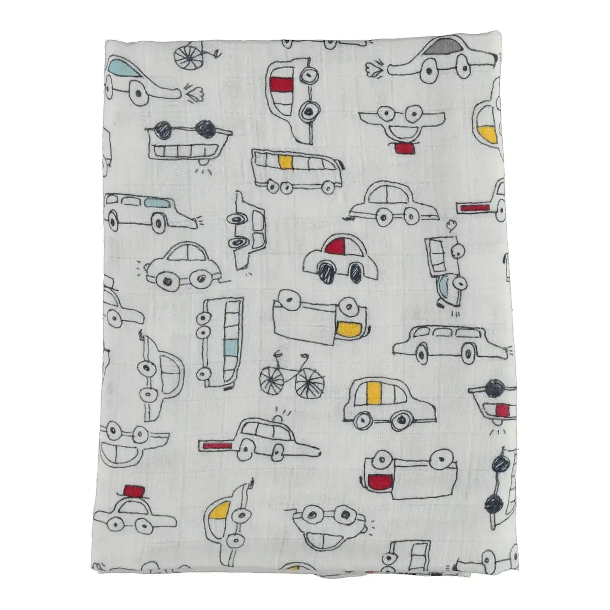 Bibaby Müslin Örtü Arabalı Ekru